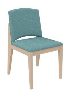 Chaise rembourrée 4 pieds Soline